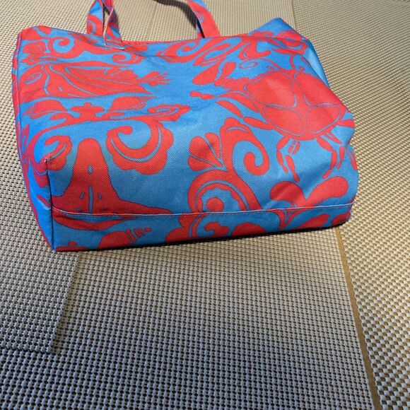 Lilly Pulitzer for‎ Este Lauder Open Top Blue/Pink Tote Bag - Picture 3 of 5